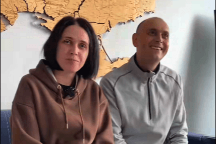 Роман Улинець з дружиною Мар'яною / Фото: ЛМР