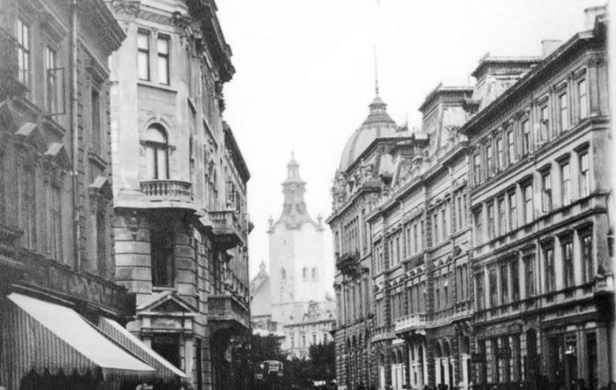 Вулиця Ягеллонська (нині – Гнатюка) / Фото до 1914 року