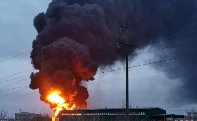 Фото умовне/вибух нафтобази в Білгороді в Росії