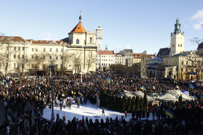 Згадай: Революція Гідності, як все починалося у Львові фото 10