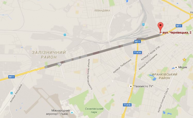 У Львові з’явиться ще одна велодоріжка (мапа) фото
