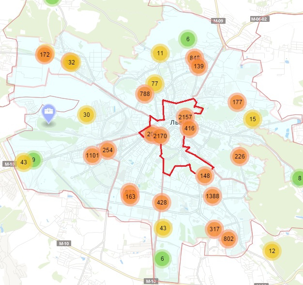 Крадіжки, шахрайство, грабежі: мапа найнебезпечніших районів Львова фото 6