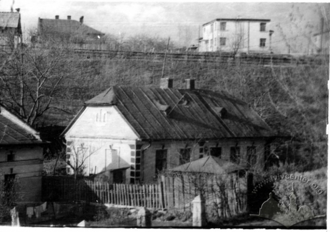 Частина Кульпаркова біля залізничної колії. Фото 1946-1960 рр. (lvivcenter.org)