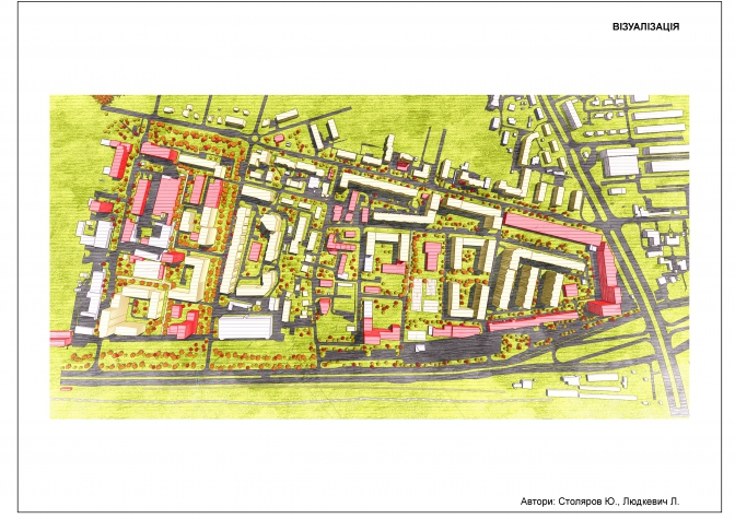 Візуалізація: на Новому Львові буде житловий квартал і сквер фото 1