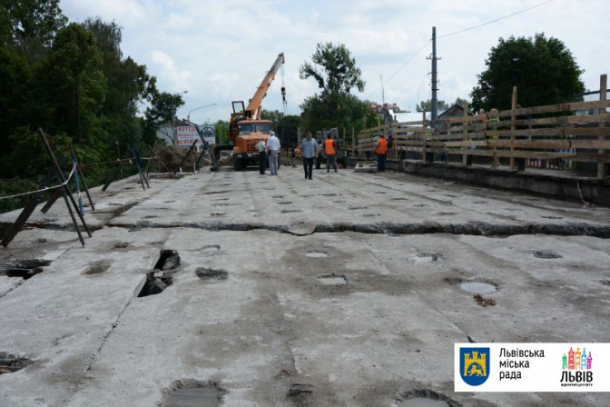 Як у Львові ремонтують аварійний міст на Городоцькій: фоторепортаж фото 4