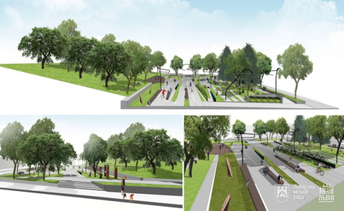 Стало відомо, як буде виглядати парк пам'яті Кузьми у Львові (візуалізація) фото