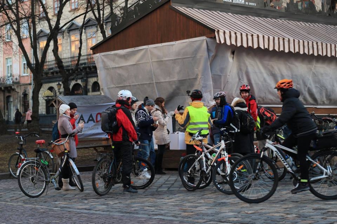 Як у Львові пройшла акція "Велосипедом на роботу" (фото) фото 5