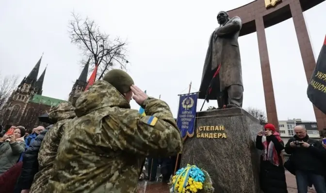 У Львові вшанували пам'ять Степана Бандери. Фото