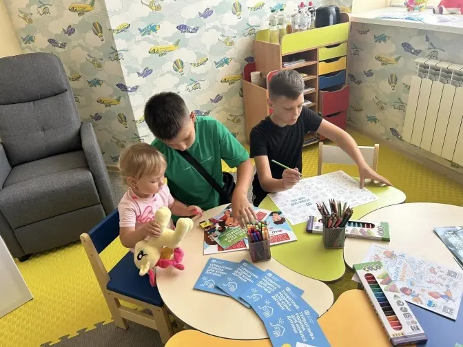 На кордоні з Польщею на Львівщині відкрили першу «Кімнату матері і дитини»