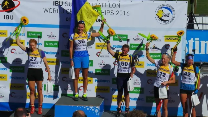 Українські біатлоністки здобули «золото» і «бронзу» на Чемпіонаті світу