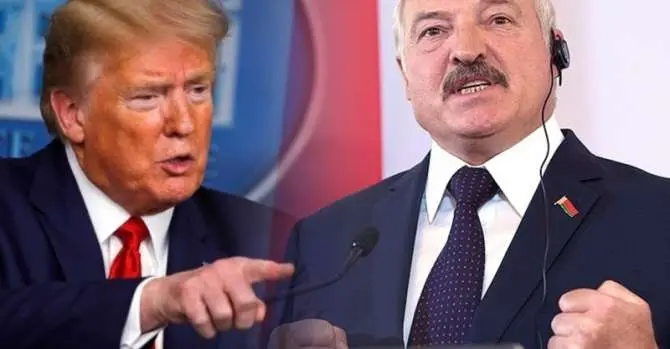 Дональд Трамп та Олександр Лукашенко