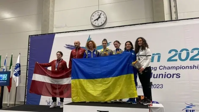 Львів’янка виборола медаль на чемпіонаті Європи з фехтування