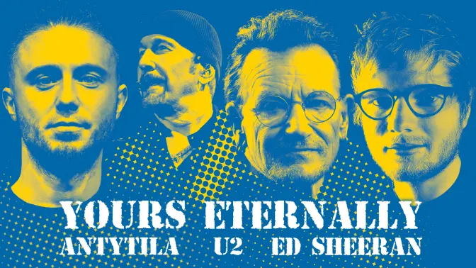 U2, Ed Sheeran і «Антитіла» випустили спільний трек на підтримку України