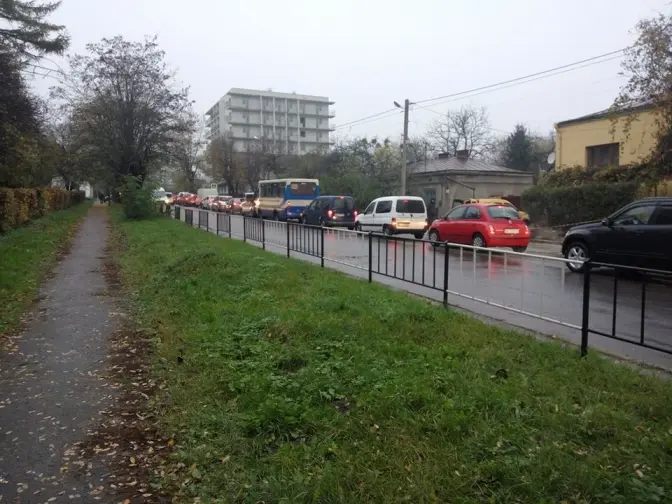 Ситуація на дорогах Львова: затори на Личаківській