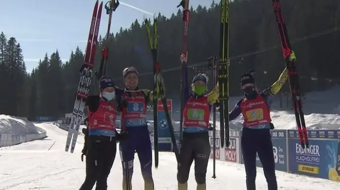 Українські біатлоністки вибороли бронзу на чемпіонаті світу