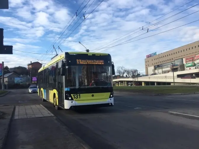 Фото дня. Нові тролейбуси «Електрон» виїхали на вулиці Львова