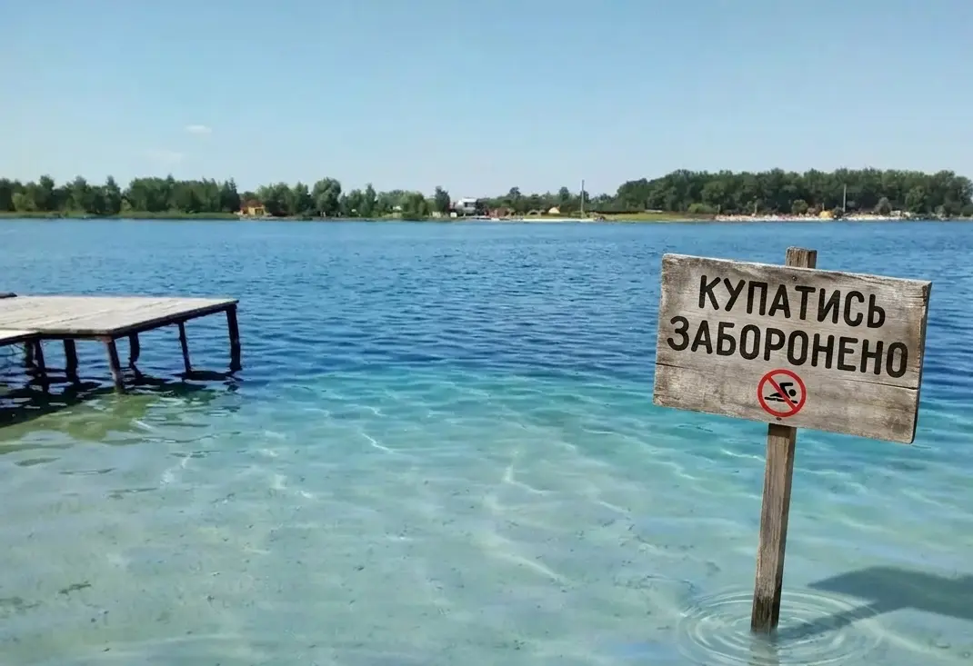 Озеро Задорожнє закрили для купання після масового отруєння 