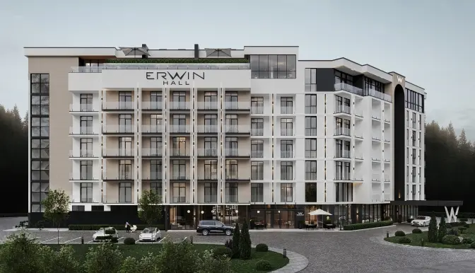 Новий апарт-готель збудують на курорті Поляна. Особливості, візуалізація