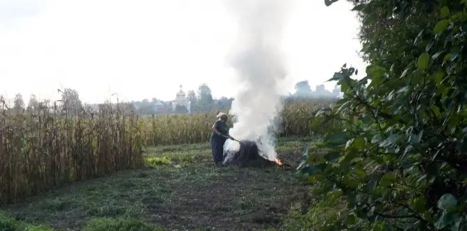 На Львівщині за допомогою безпілотника спіймали 7 паліїв трави