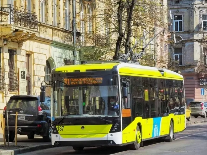 У Львові тимчасово не курсуватиме тролейбус №31