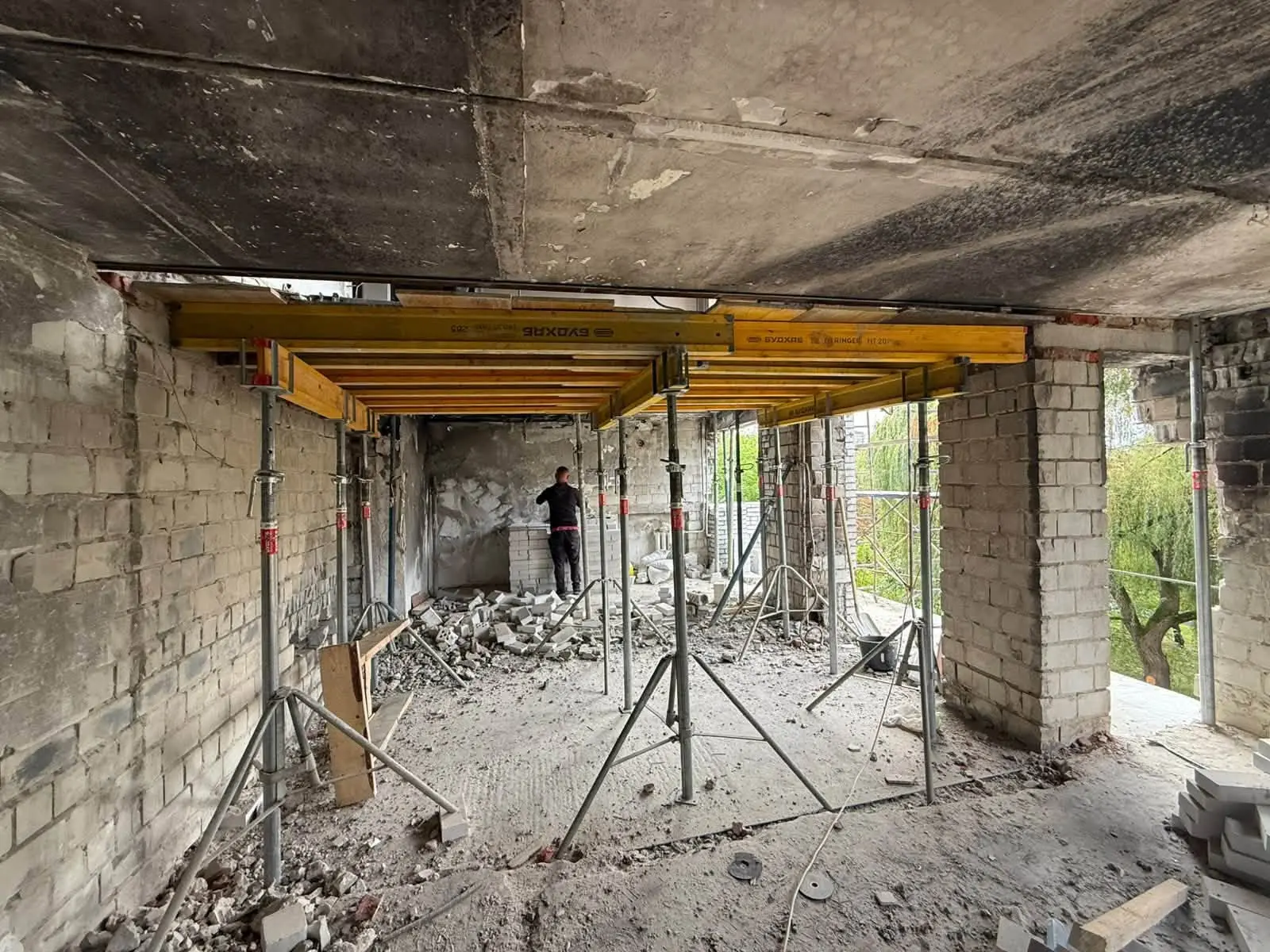 Відновлення будинку на вул. Виговського, 77 / фото: Андрій Москаленко