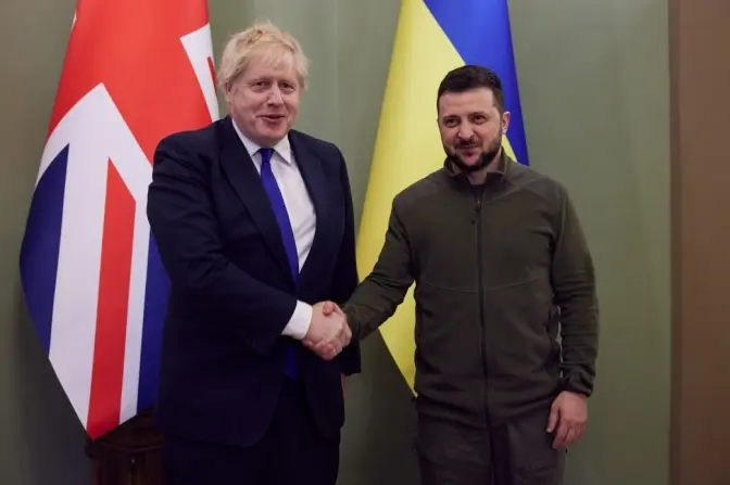 Зеленський відреагував на відставку Джонсона