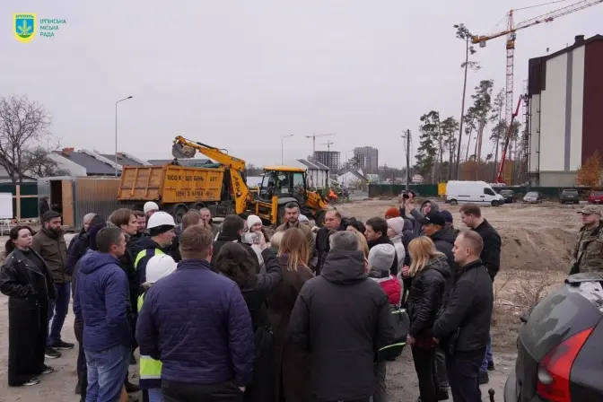 В Ірпені розпочали будівництво нової багатоповерхівки замість знищеної авіаударом
