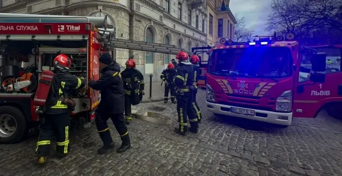 У центрі Львова сталася пожежа в квартирі