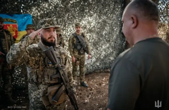 Захисника зі Львова нагородили медаллю «За військову службу Україні»