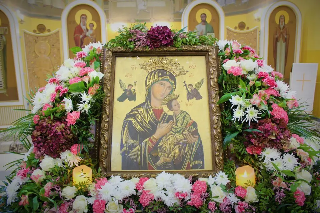 Ікона Матері Божої Неустанної Помочі з храму святої Анни у Львові / Фото: Фейсбук-сторінка церкви св. Анни