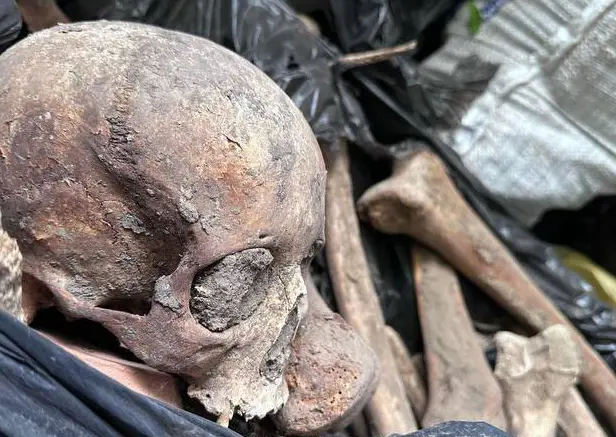 На Подолі знайшли контейнер з людськими кістками. У чому річ