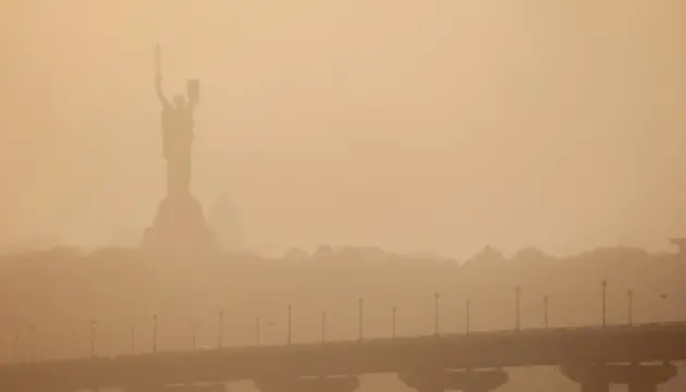 Київ накриває хмара пилу з Сахари