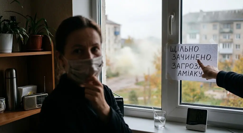 Пояснюємо, як правильно зачинити приміщення та чим захистити дихання при загрозі аміаку / фото ілюстративне.