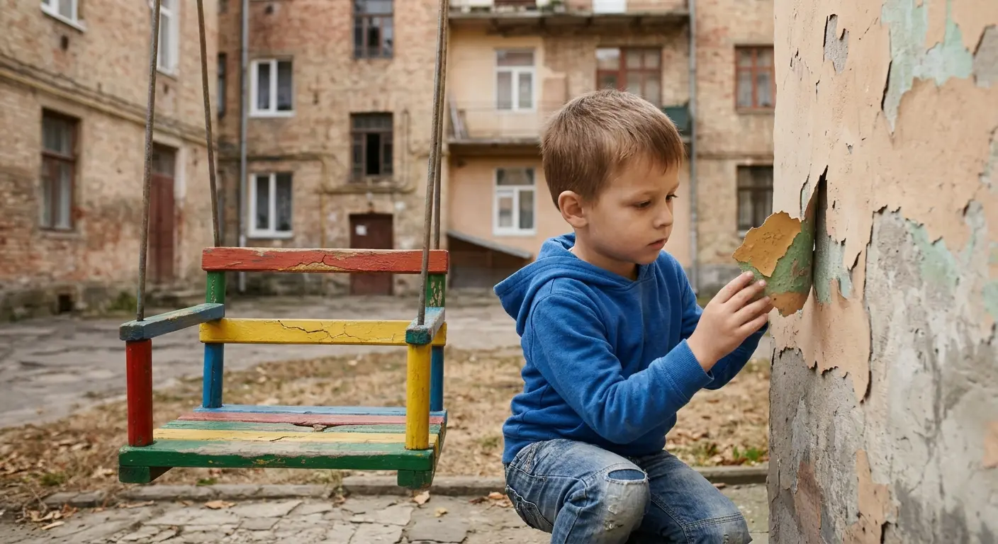 Небезпечний свинець часто ховається під старою фарбою / фото ілюстративне