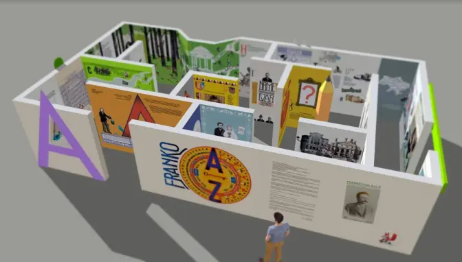Дім Франка у Львові запрошує на 3D виставку-лабіринт Franko from A to Z