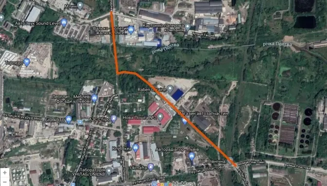 У Львові планують збудувати нову вулицю, а також продовжити Суботівську