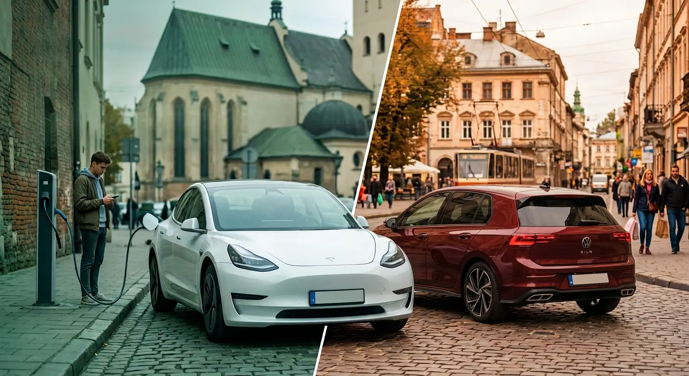 На Львівщині різко впав попит на електрокари / фото ілюстративне створене ШІ