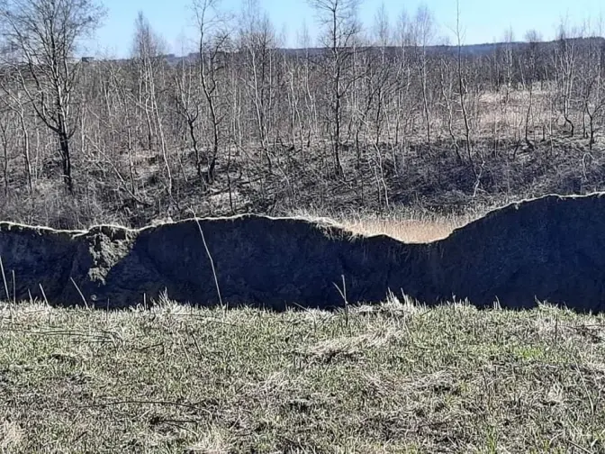На дорозі Трускавець – Стебник утворилося провалля