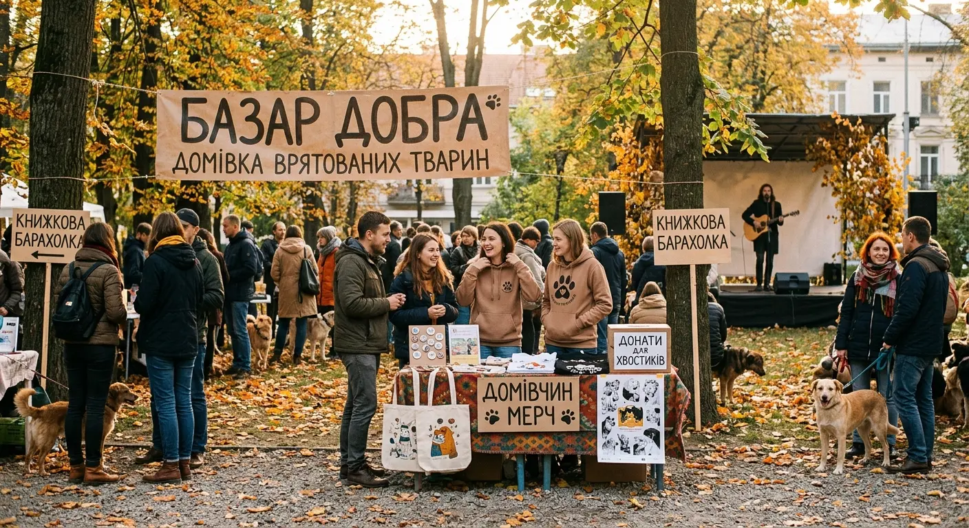 У Жовтні у Львові відбудеться "Базар Добра" / фото ілюстративне створене ШІ