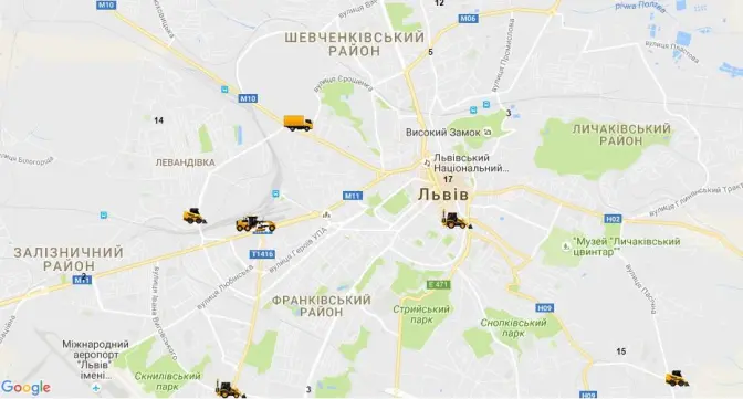 У Львові створили онлайн-мапу для перевірки прибирання снігу