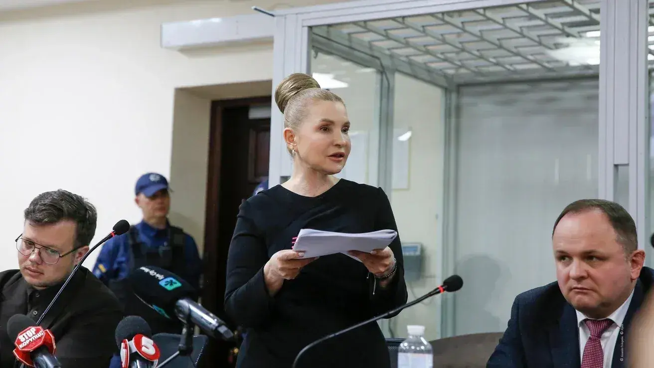 Юлія Тимошенко у залі суду / фото з Facebook нардепки