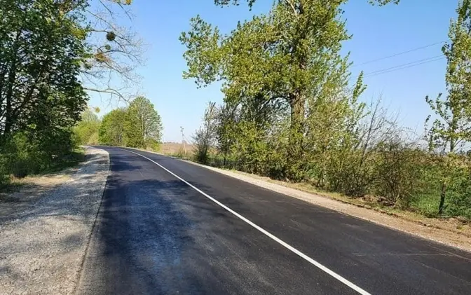 На Львівщині завершили ремонт дороги Куликів – Великосілки. Фото