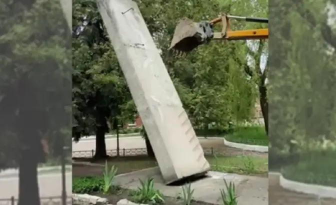 На Львівщині демонтували пам'ятник герою радянського союзу