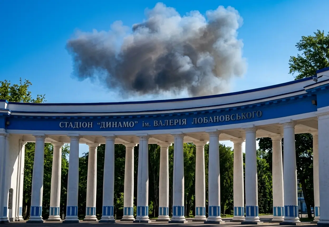 Російський БпЛА впав біля стадіону «Динамо» в Києві: які наслідки