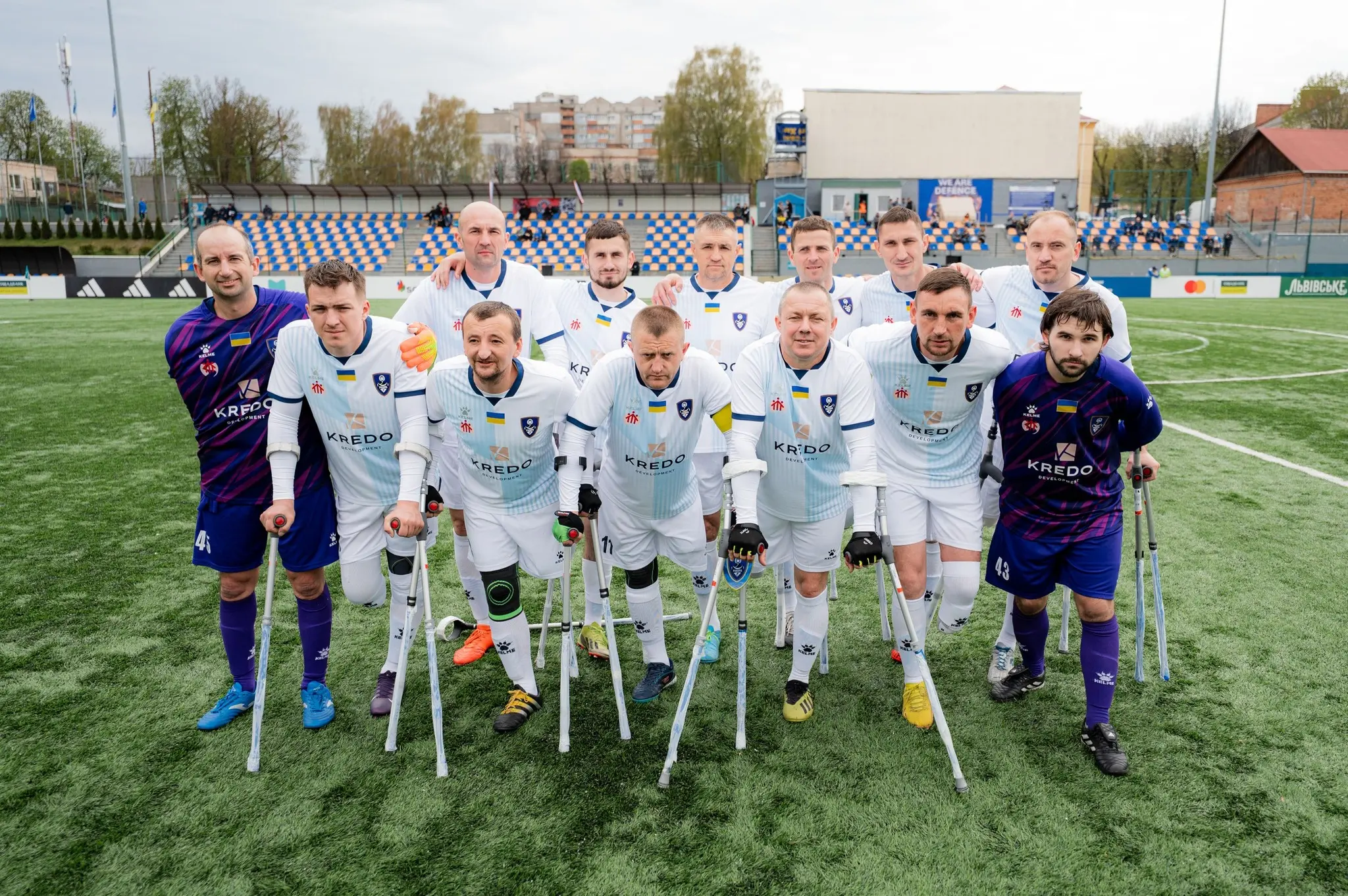 "Покрова АМП-2" дебютувала у Першій лізі чемпіонату України з ампфутболу / фото Ліга Дужих.