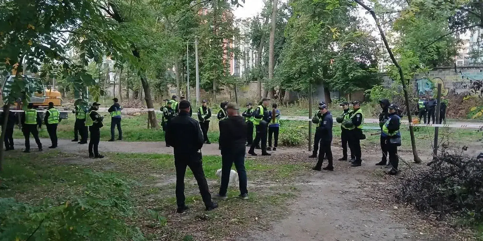 Сутички на Теремках. Фото: соцмережі