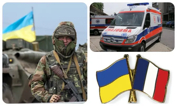 Студенти з Парижа придбали дві швидкі допомоги для АТО