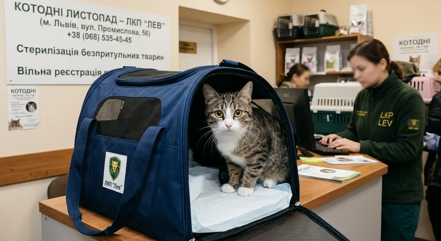 У листопаді можна буде безкоштовно простерилізувати котика / фото ілюстративне стоврене ШІ