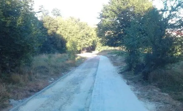 Як у Львові прокладають велодоріжку через парк «Знесіння». Фото