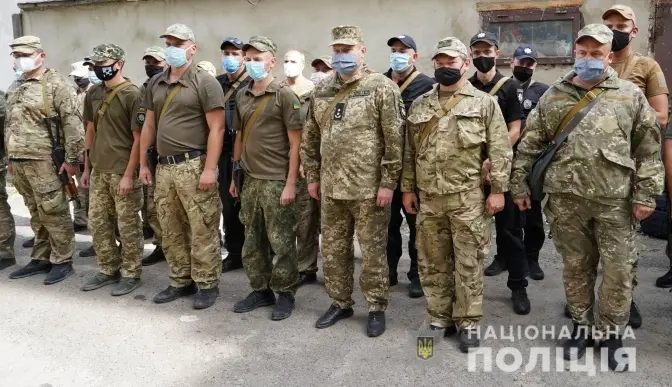 Із зони ООС на ротацію повернулись правоохоронці Львівщини